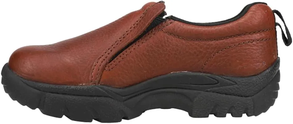 ROPER Mens Performance Slip On Work Safety Shoes Casual - Brown