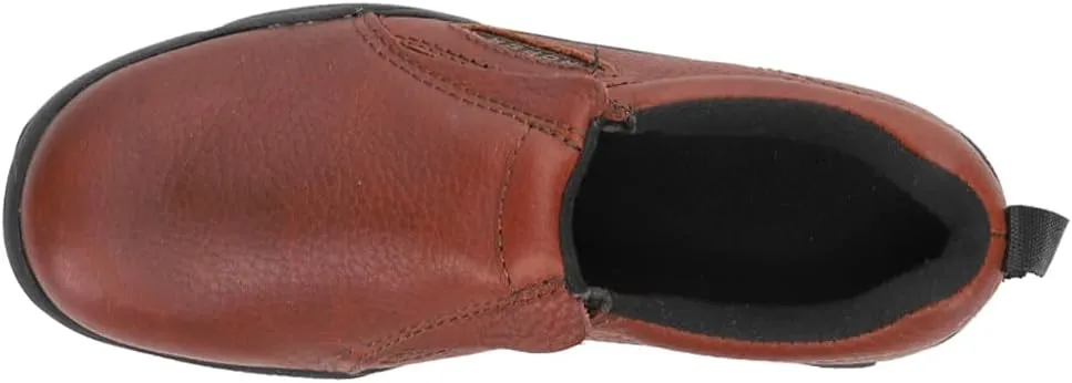 ROPER Mens Performance Slip On Work Safety Shoes Casual - Brown