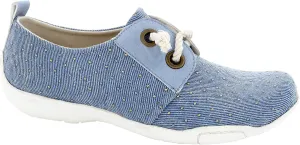 Ros Hommerson Womens Calypso Canvas Slip On Lace Up Comfortable Casual Shoe