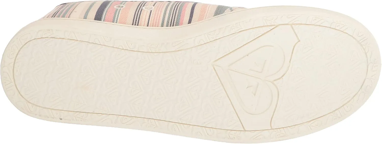 Roxy Women's Minnow Faux Fur Slip on Sneaker Shoe