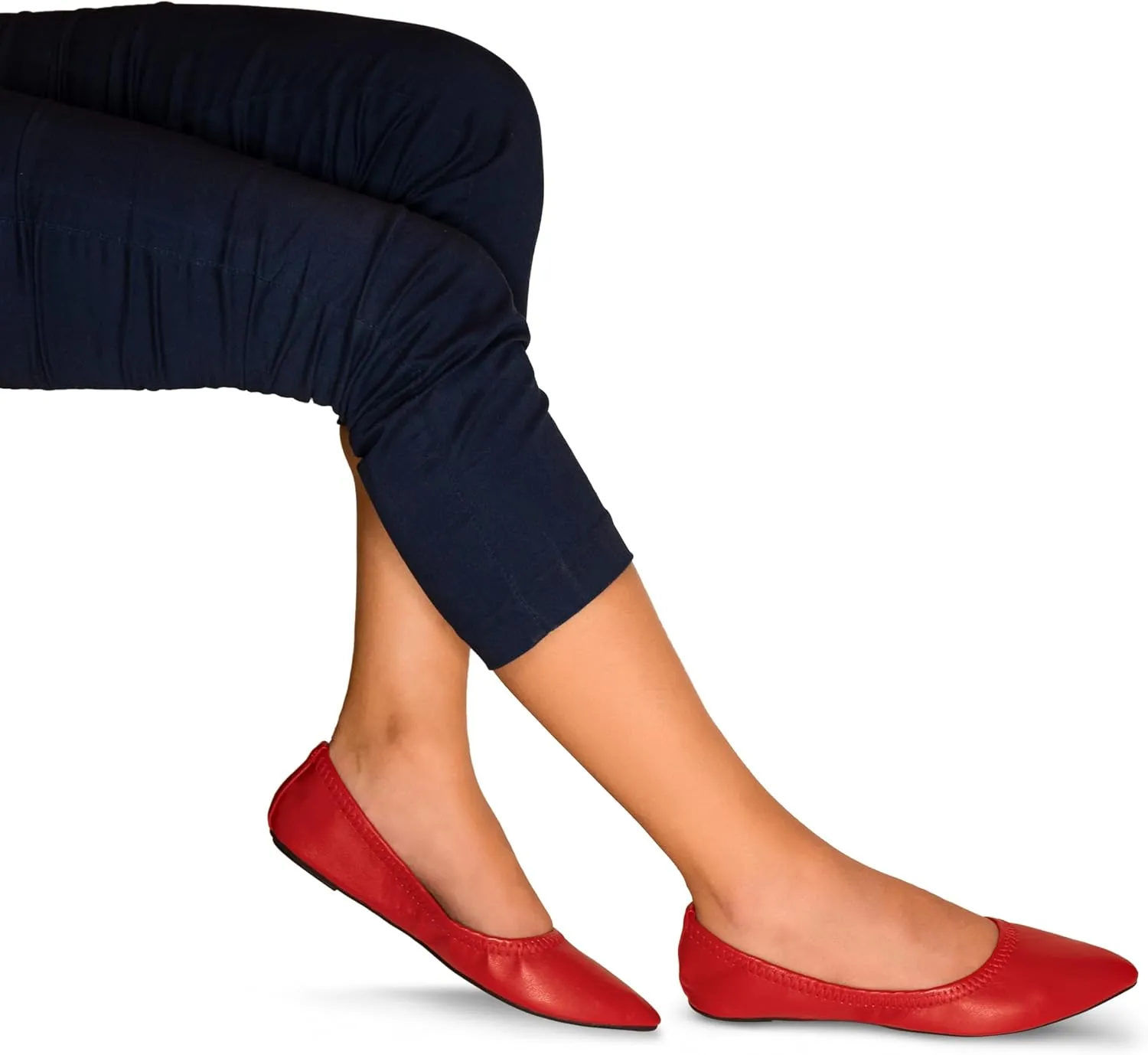 Silky Toes Womens Foldable Flat Ballet Shoes Casual Business Flats for Women