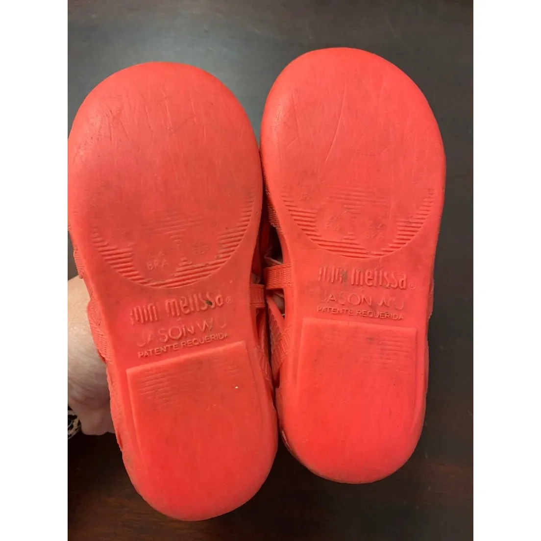 Size 6 Mini Melissa Mini Jean Jason Wu ballet flats