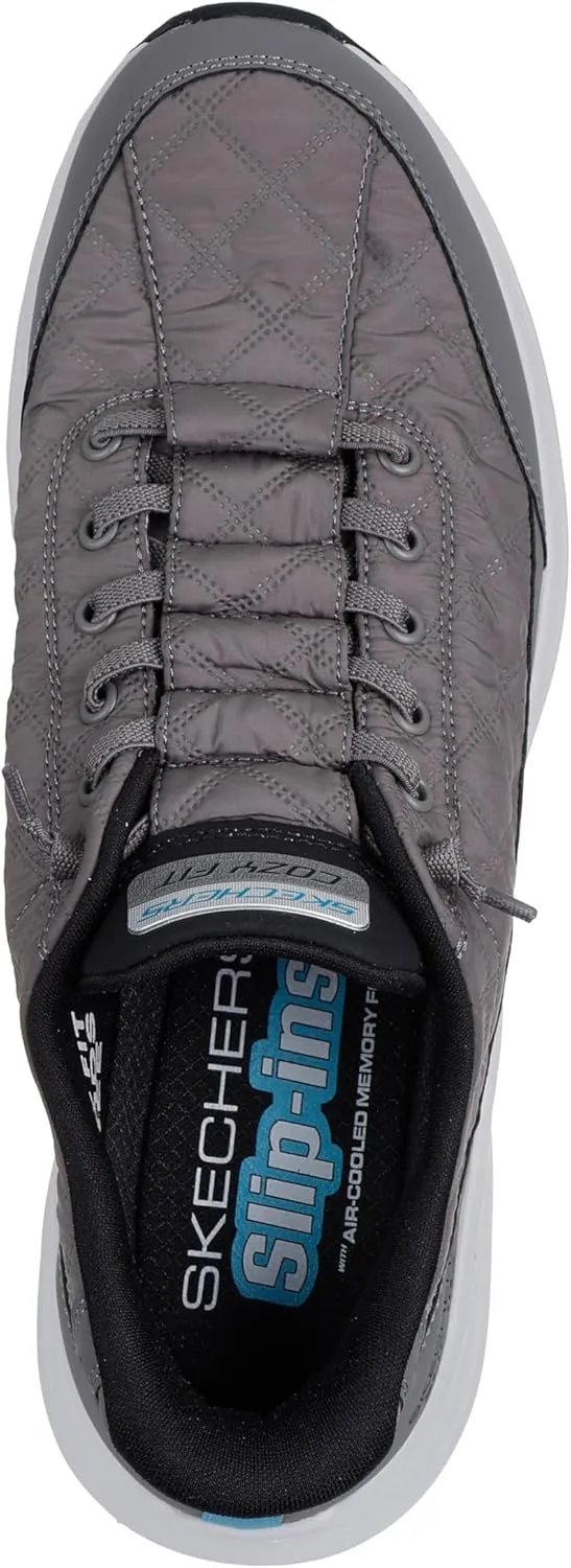 Skechers Men's Contour Foam Cozy Fit Hands Free Slip-in Sneaker