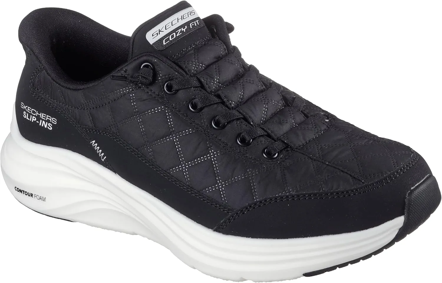 Skechers Men's Contour Foam Cozy Fit Hands Free Slip-in Sneaker