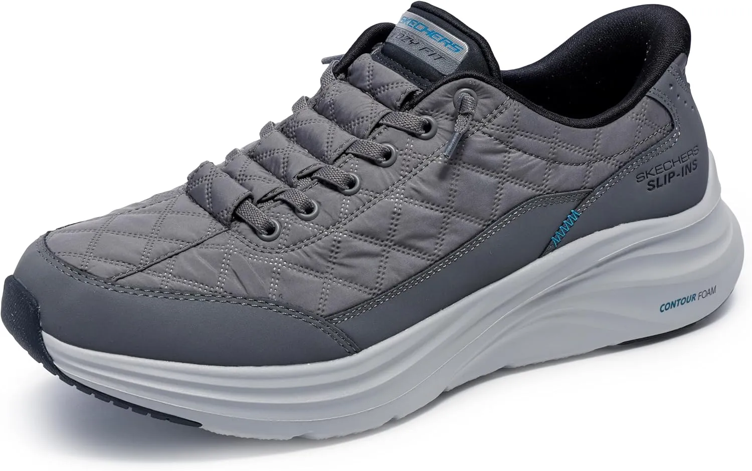 Skechers Men's Contour Foam Cozy Fit Hands Free Slip-in Sneaker