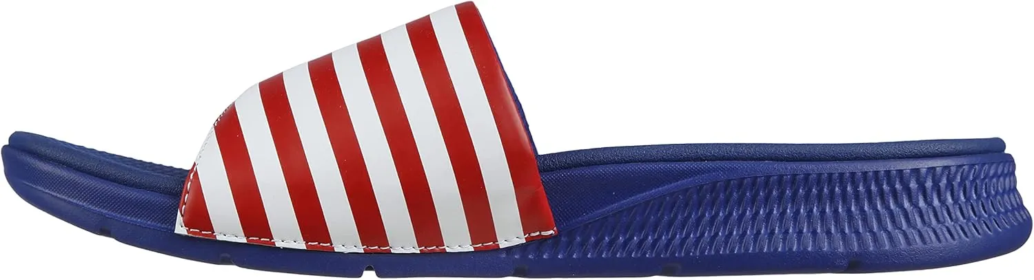 Skechers Men's Go Consistent Slide Sandals – Athletic Beach Shower Shoes with Foam Cushioning