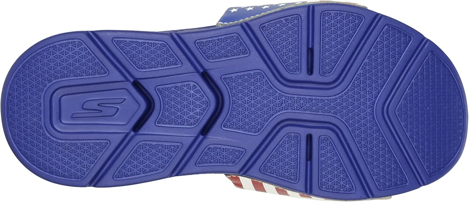 Skechers Men's Go Consistent Slide Sandals – Athletic Beach Shower Shoes with Foam Cushioning