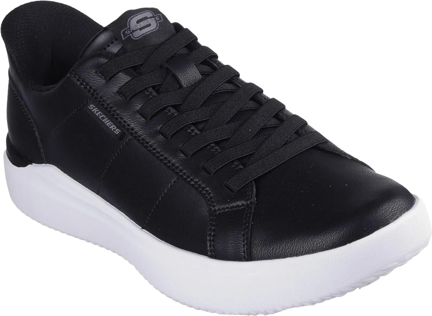Skechers - Mens Relaxed Fit: Higgins - Marcelo Slip On Shoes, Color Black, Size: 14 M US