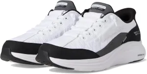 Skechers Sport Women's Women's Contour Foam Cozy FIT Hands Free Slip-INS Sneaker, White/Black, 9.5