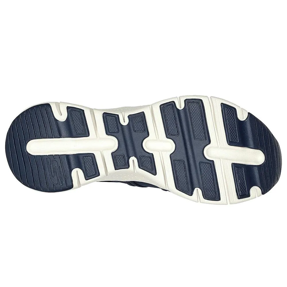 Skechers Womens Arch Fit Navy Slip On Trainers All Tied 149564/NVY
