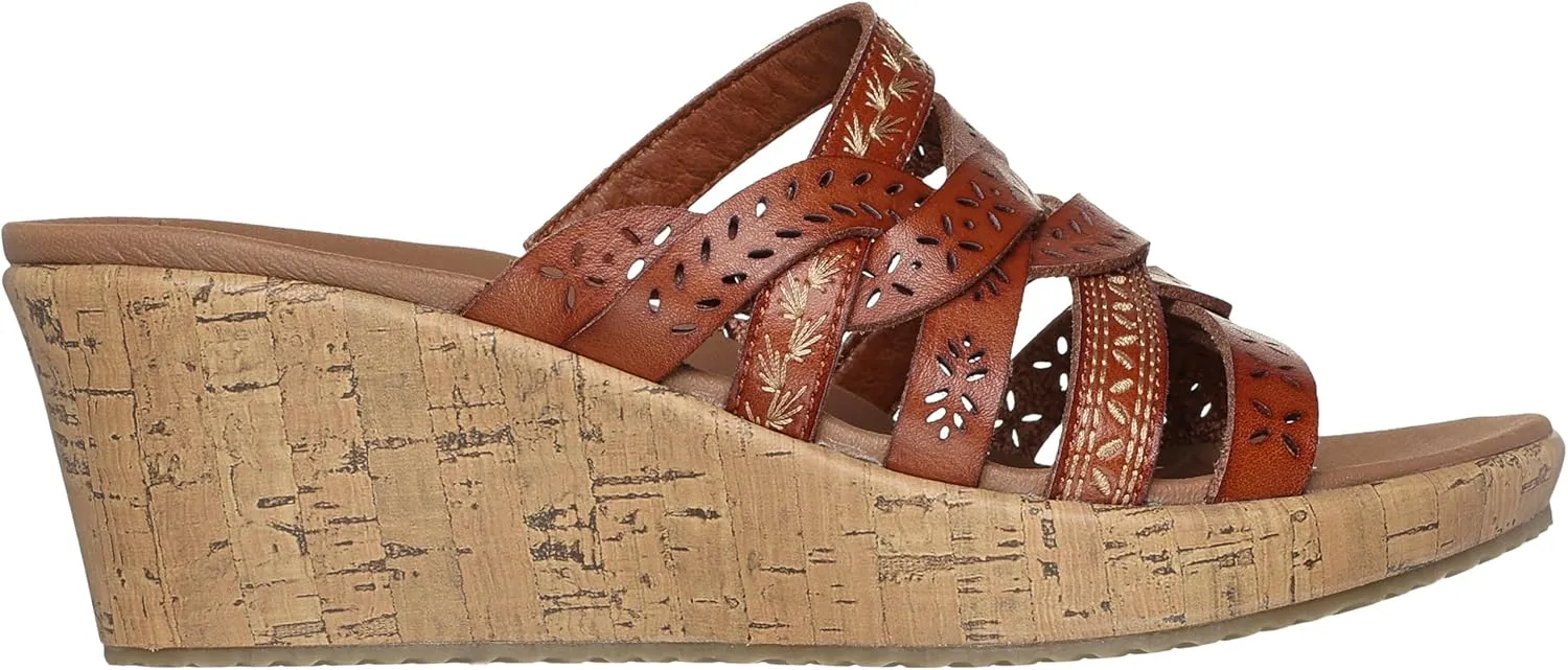 Skechers Women's Beverlee-New Resort Wedge Sandal
