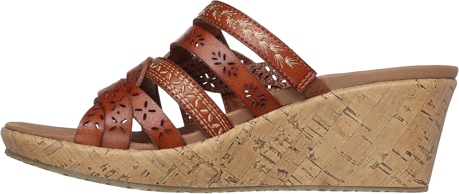 Skechers Women's Beverlee-New Resort Wedge Sandal
