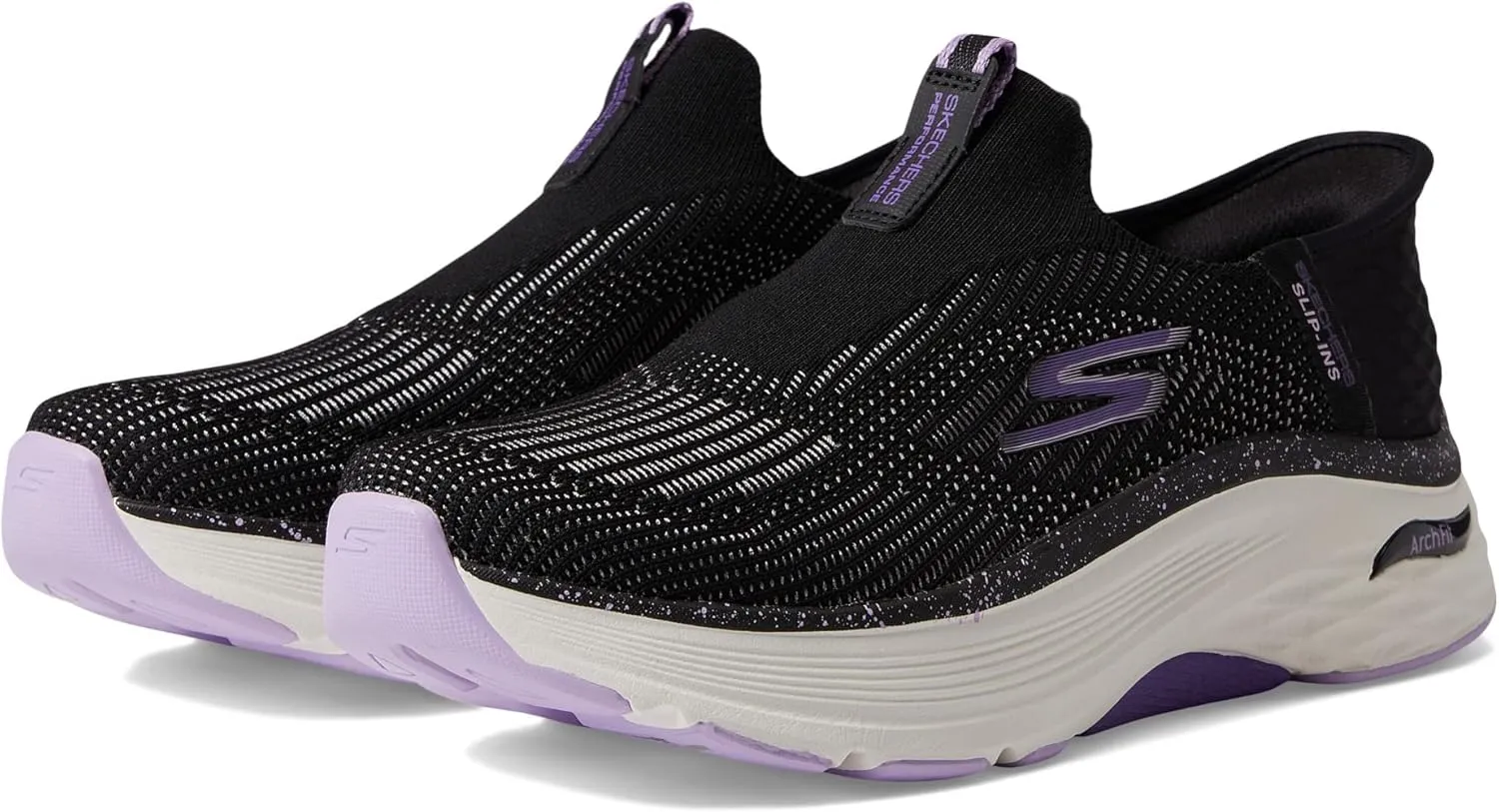 Skechers Women's Max Cushioning Arch Fit Fluidity Hands Free Slip ins