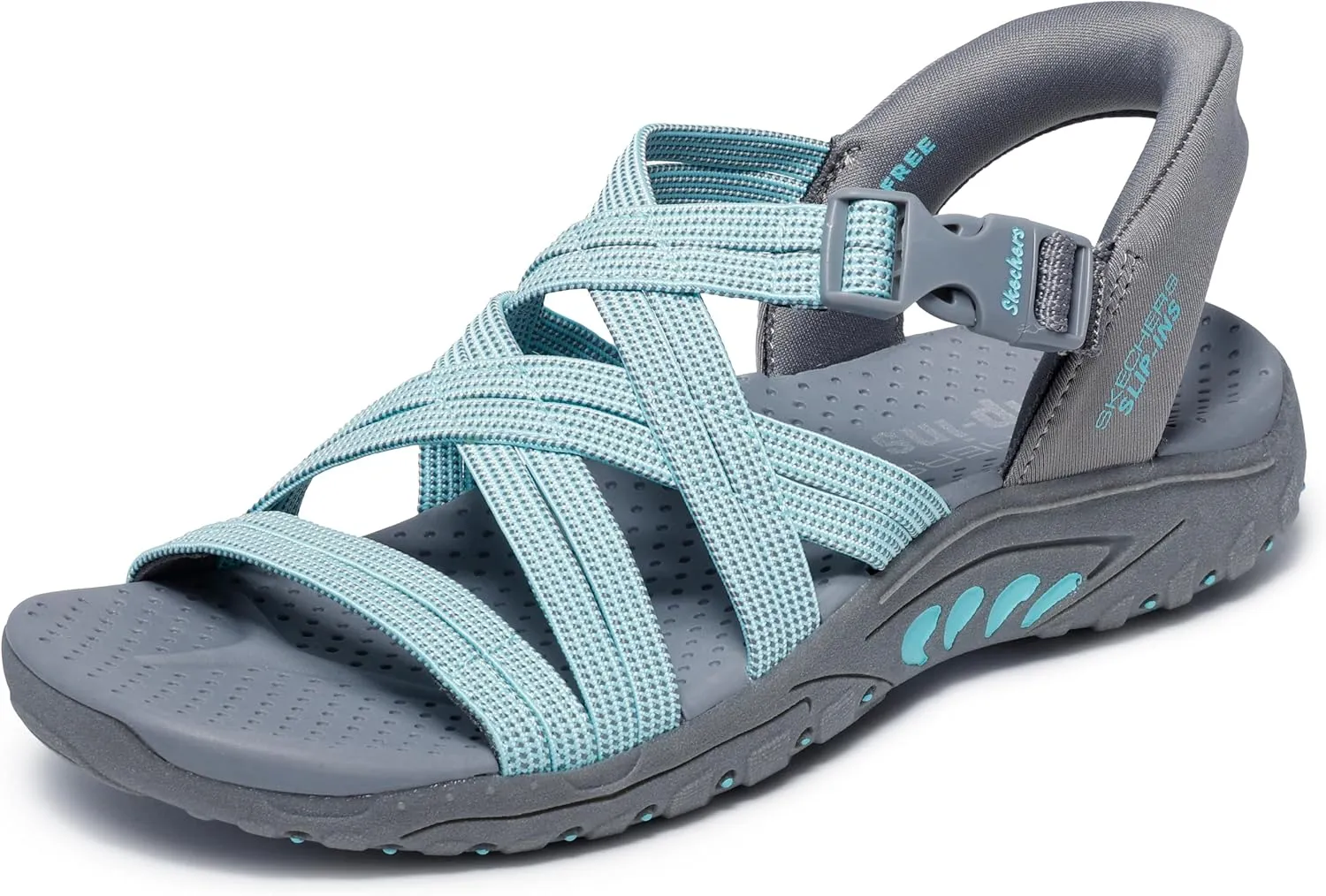 Skechers Women's Reggae-Morning Light Slide Sandal