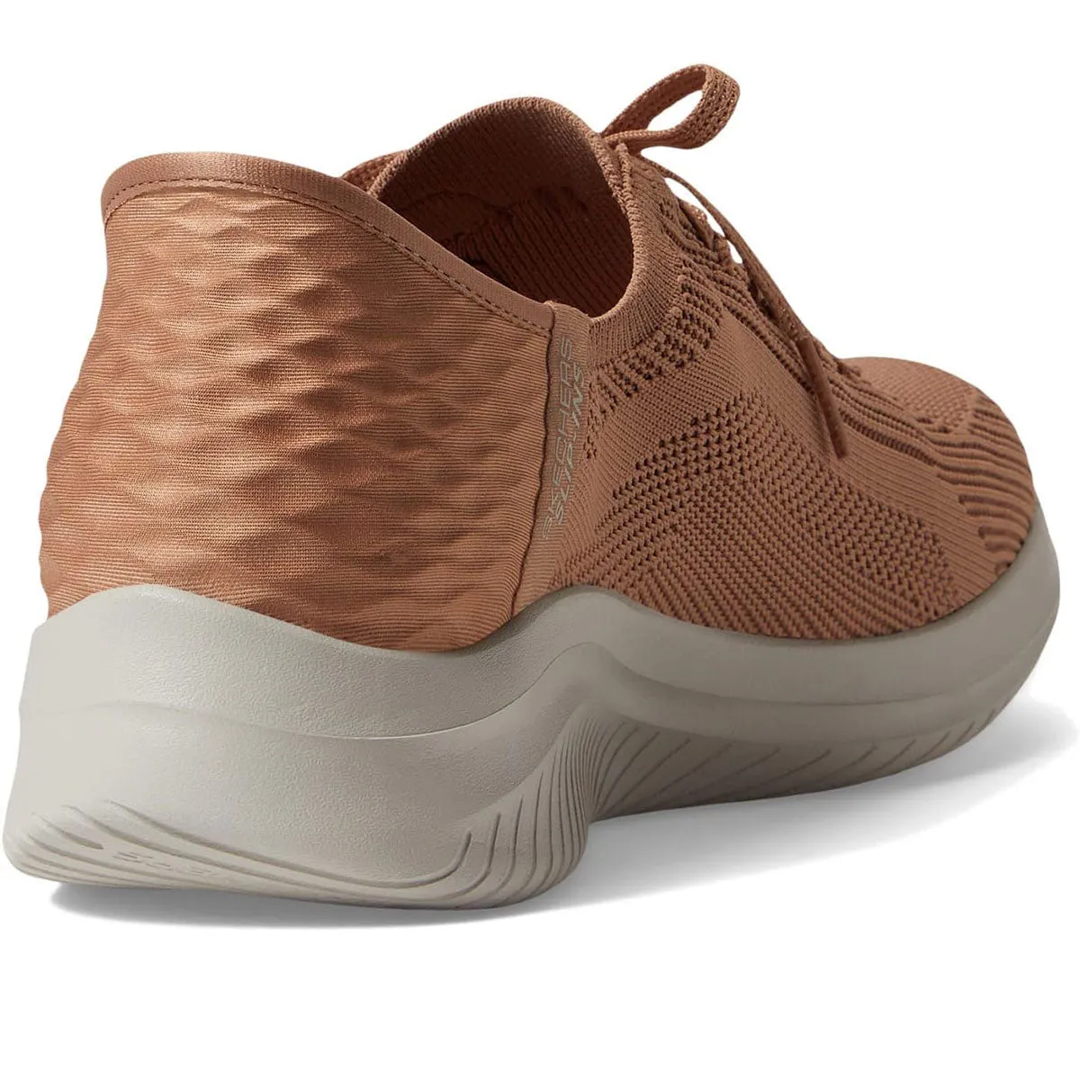 Skechers Women's Ultra Flex 3.0 Tan Low Top Sneaker Shoes (TAN)