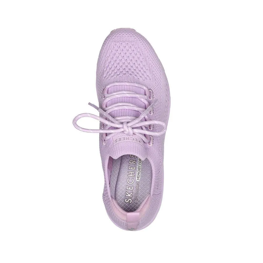 Skechers Womens Uno Everywhere Lavender Slip On Trainers