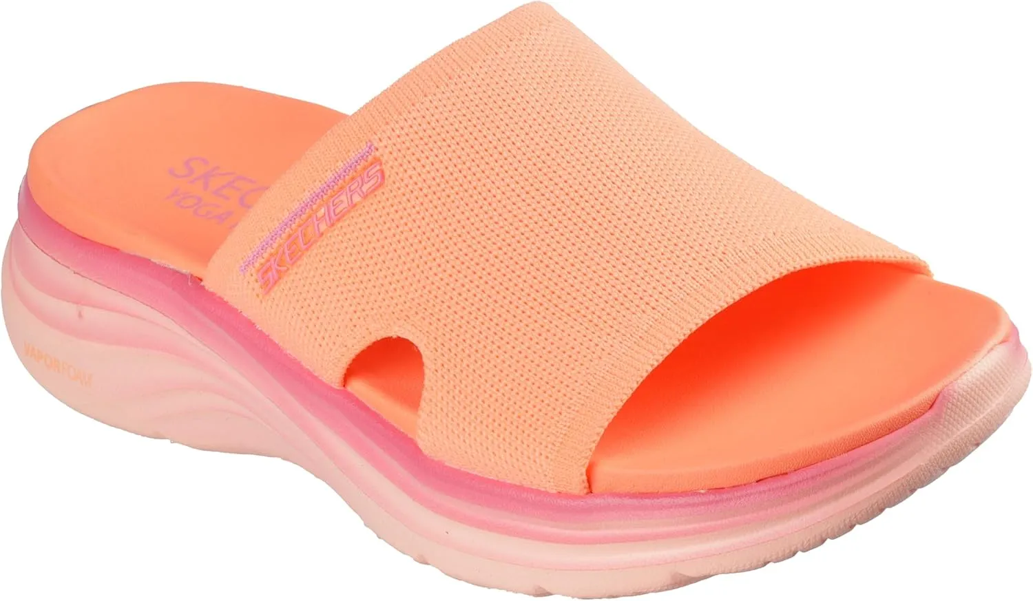 Skechers Women's Vapor Foam-Coastal Sunset Slide Sandal