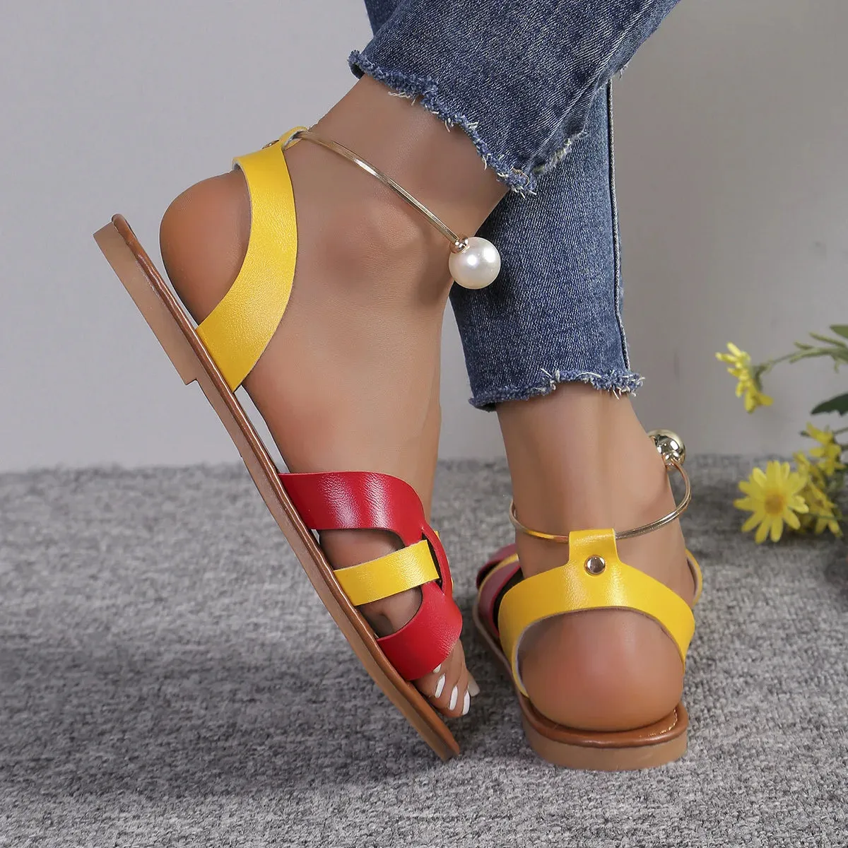 Slip on Colorful Sandals | Merav
