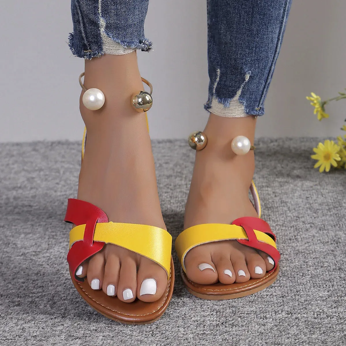 Slip on Colorful Sandals | Merav