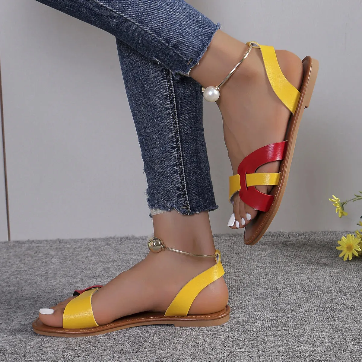 Slip on Colorful Sandals | Merav