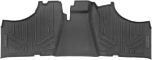 SMARTLINER All Weather Protection Custom Fit 1st Row Rugged Rubber Floor Liner Set Compatible with 2019-2025 Kawasaki Mule PRO