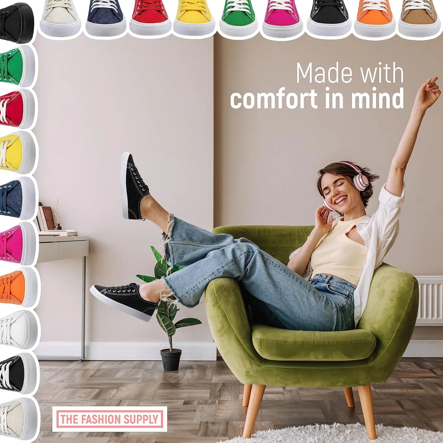 Sneakers for Women Tennis Shoes Canvas Shoes for Women Canvas Sneaker Casual Work