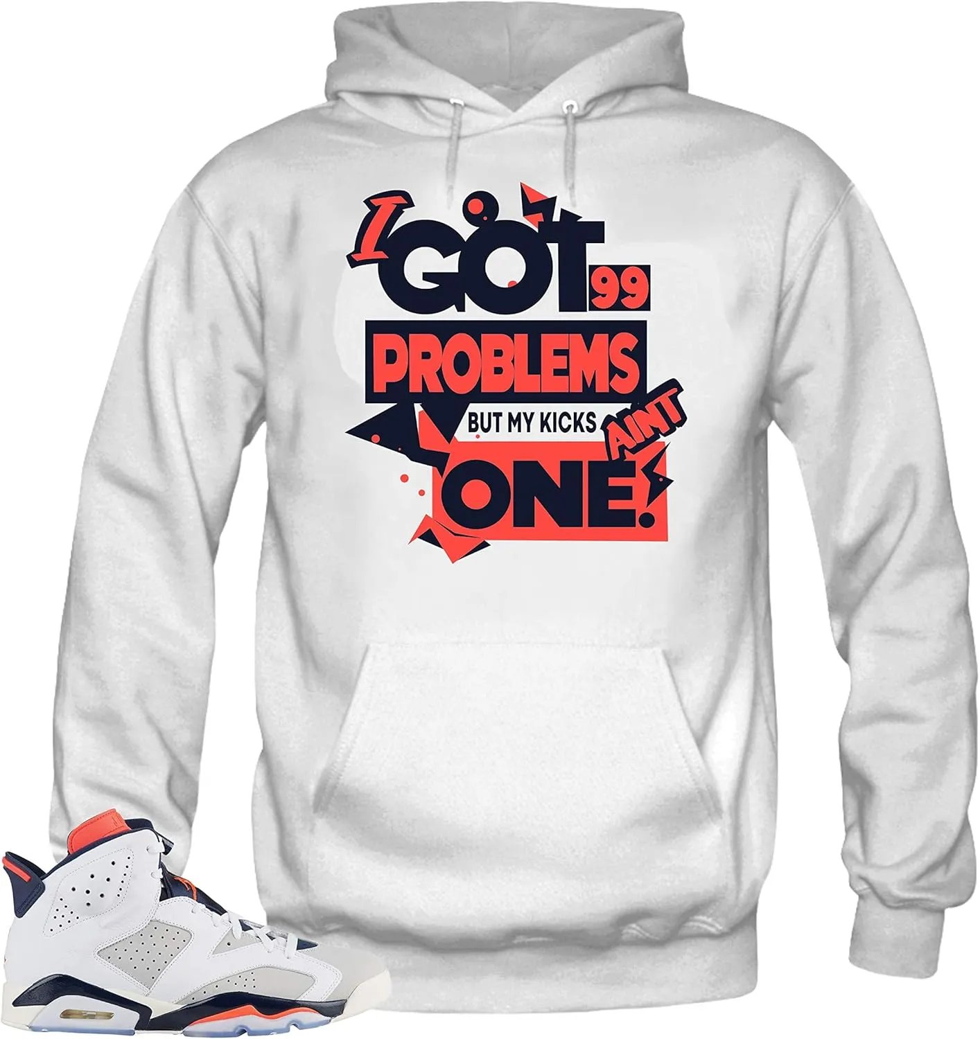 SNELOS Hoodie to Match Jordan - 99 Problems, Bull 45, Ice Cream, Goat Hoodie & Jacket