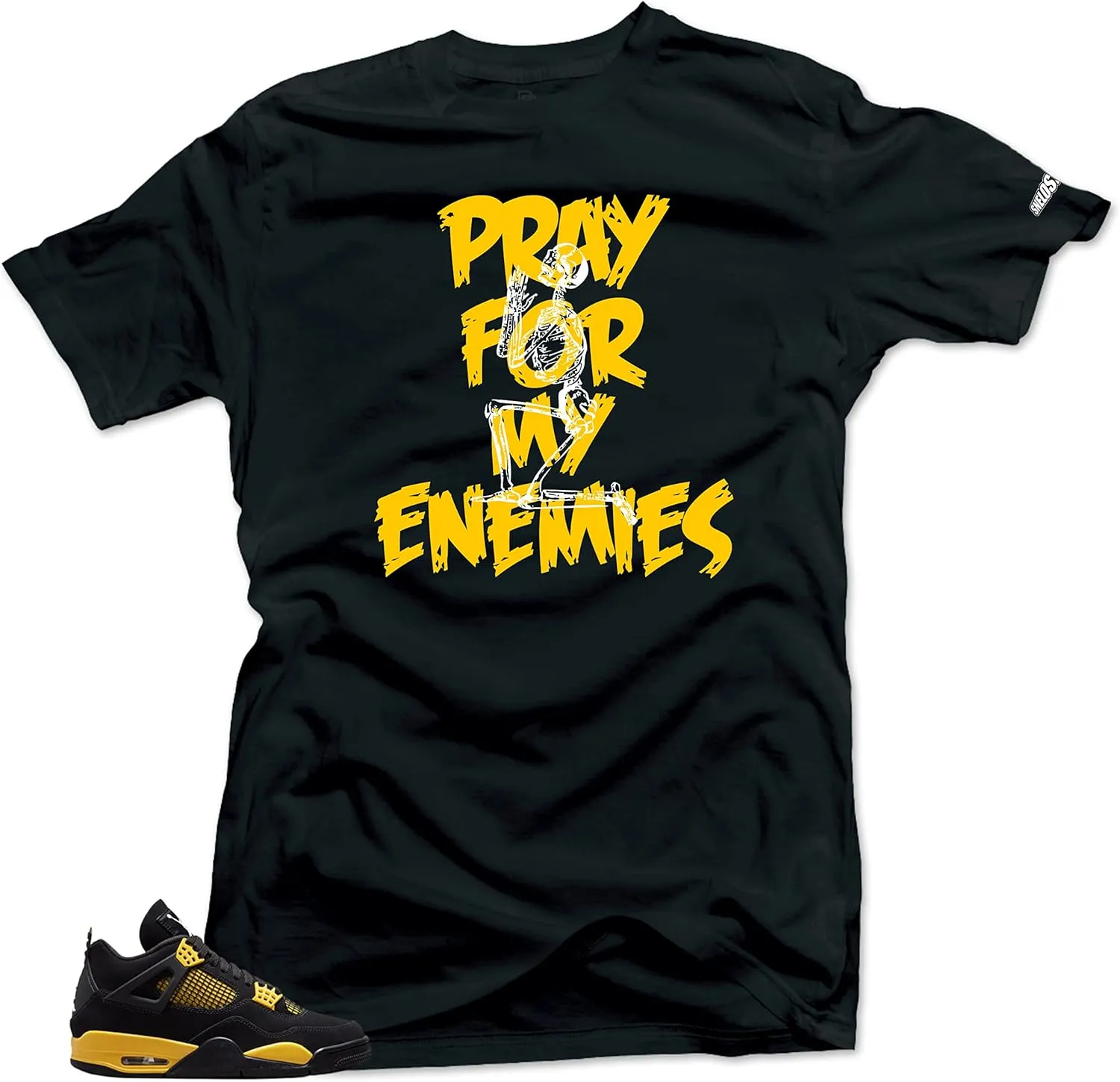 SNELOS Match Tees Jordan 4 Thunder Sneaker Match