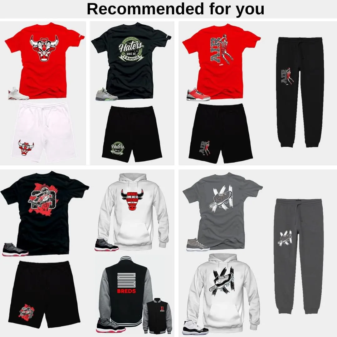 SNELOS Shirt to Match Jordan 11 Bred 2019 Match Sneakers Tees