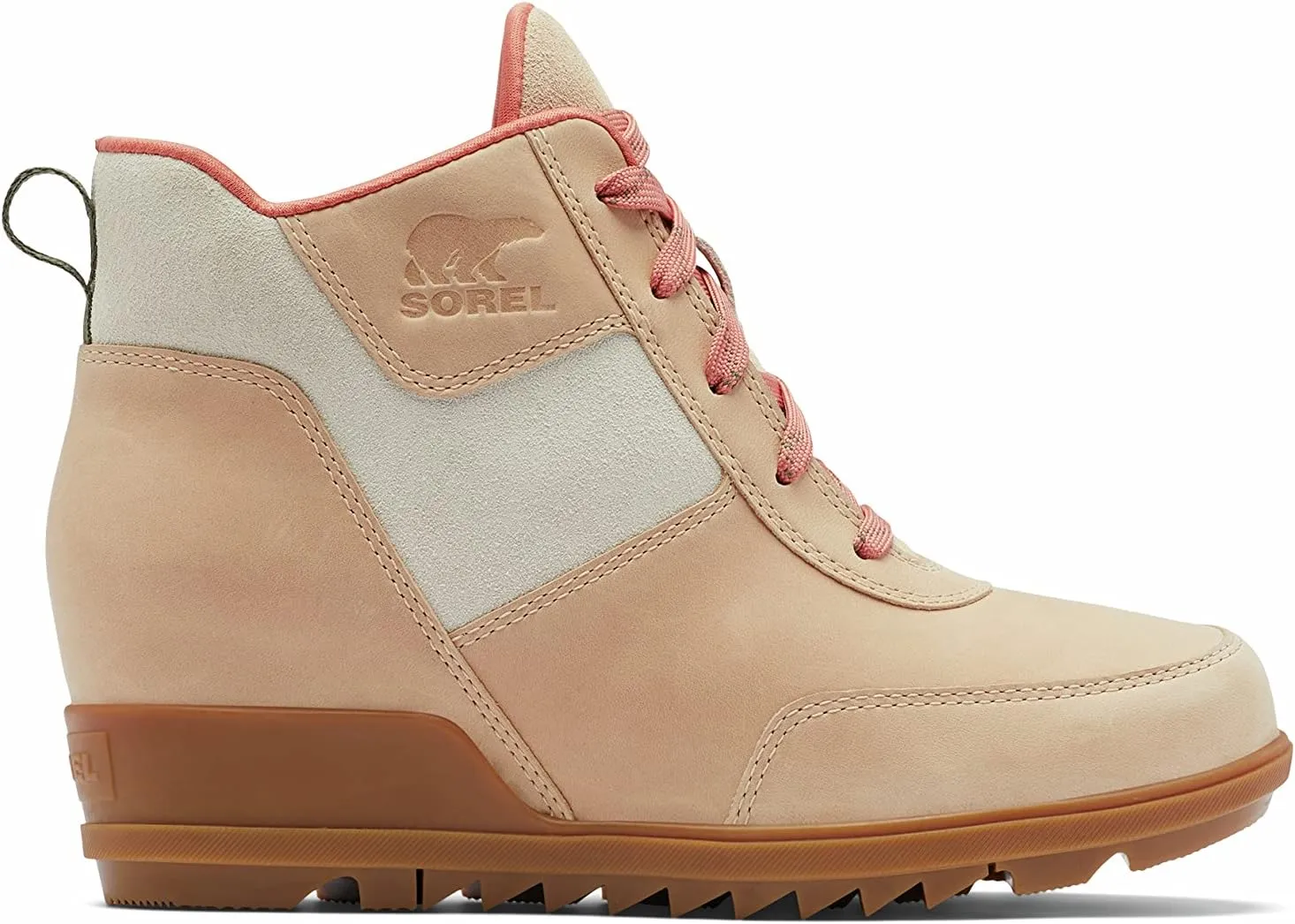 Sorel Women's Evie Sport Lace Bootie — Waterproof Suede & Leather — Wedge Ankle Sneaker — Booties