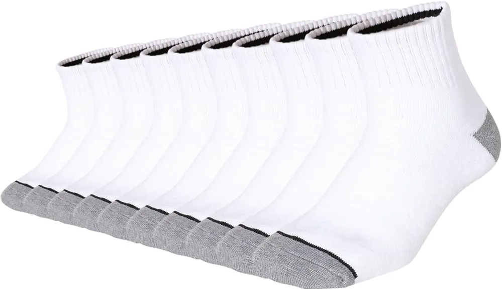SoxDaddy Men’s 10Pack Athletic Socks,Comfy Cotton Full Cushion Casual Low Cut Socks