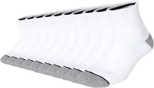 SoxDaddy Men’s 10Pack Athletic Socks,Comfy Cotton Full Cushion Casual Low Cut Socks