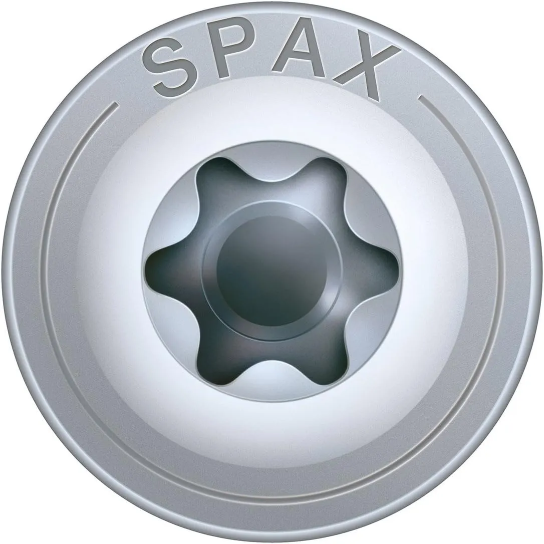 Spax Wood Screw 10.0 x 320 mm, Pack of 25. T-Star Plus Plate Head Screw, Partial Thread, 4Cut Wirox A3J, 251011003205.