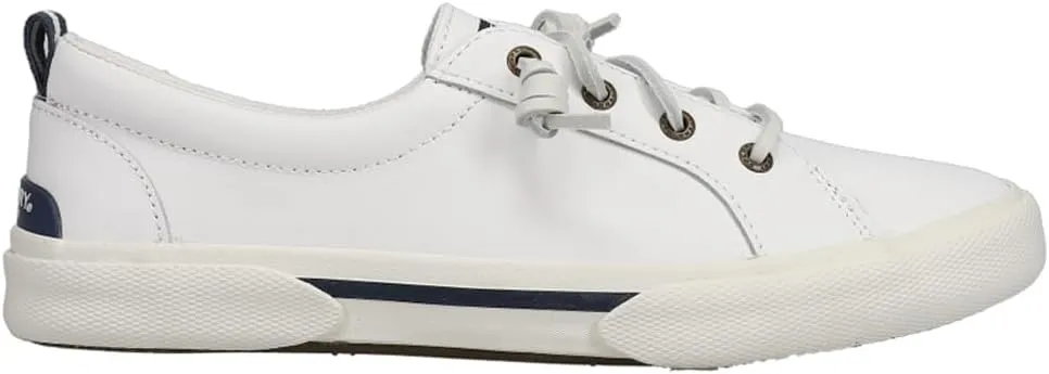 Sperry Womens Pier Wave LTT Lace Up Sneakers Shoes Casual - White