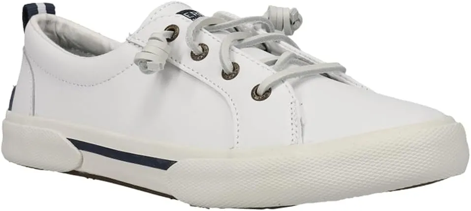 Sperry Womens Pier Wave LTT Lace Up Sneakers Shoes Casual - White