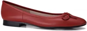 Spot Grape Mother Shallow Mouth Small Thick Heel Round Head Bow Ballet Shoes for Women