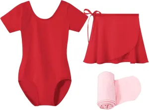 Stelle Ballet Leotards for Girls Toddler Dance Dress Outfit Combo with Skirt and Tights (Toddler/Little Kid/Big Kid)