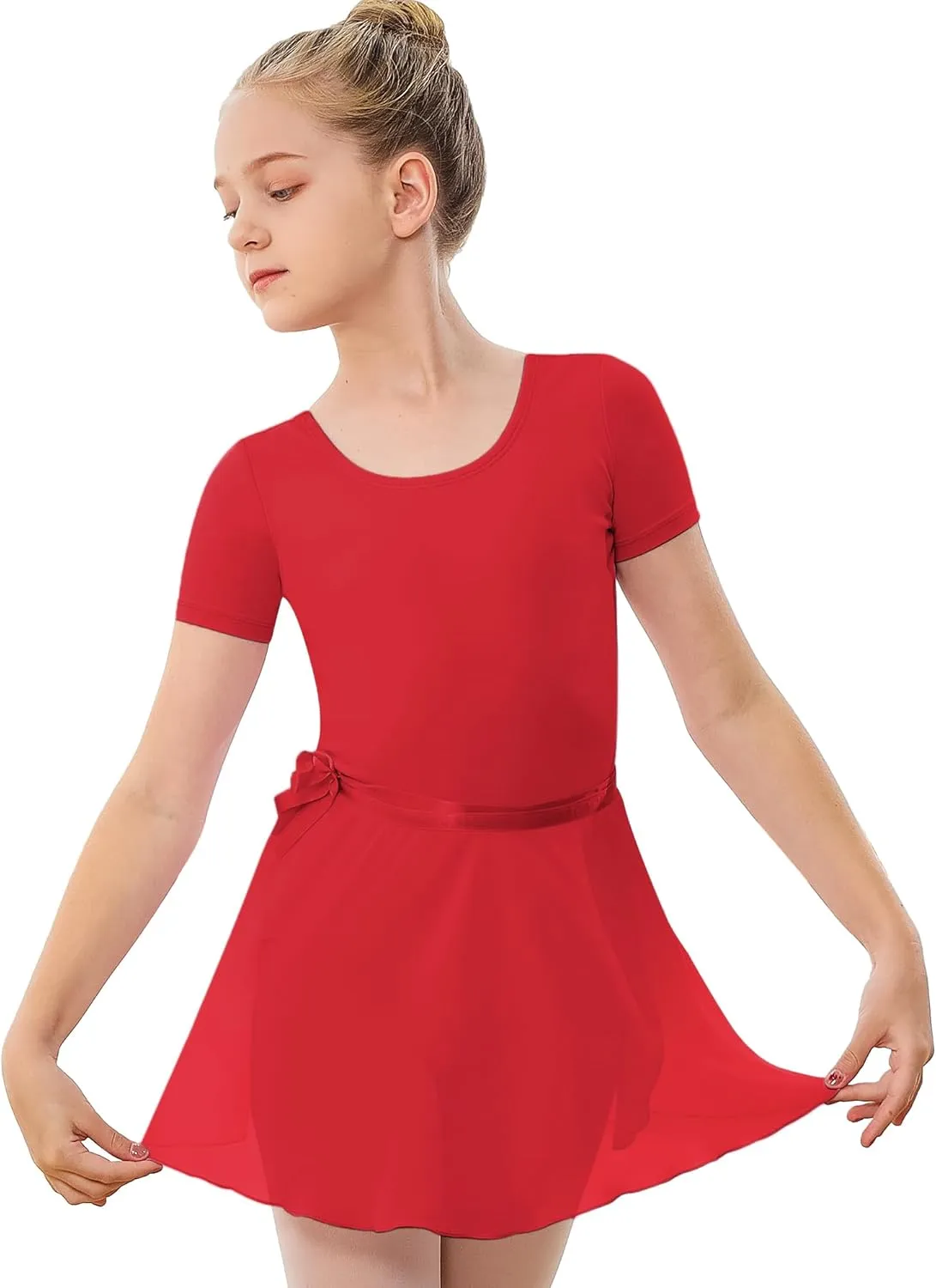 Stelle Ballet Leotards for Girls Toddler Dance Dress Outfit Combo with Skirt and Tights (Toddler/Little Kid/Big Kid)