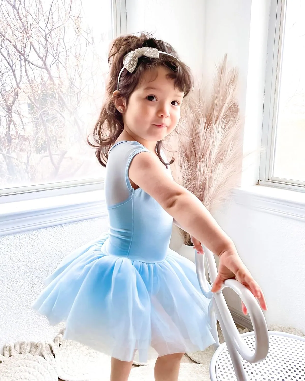 Stelle Ballet Leotards for Girls Toddler Leotard with Tutu Skirt Dance Tutu Dress (Little/Big Kid)