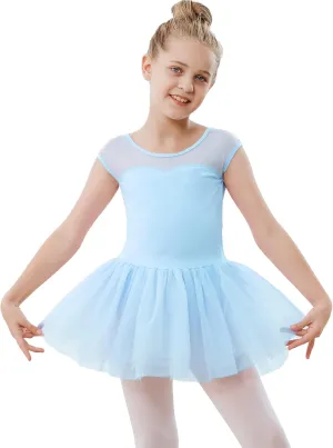 Stelle Ballet Leotards for Girls Toddler Leotard with Tutu Skirt Dance Tutu Dress (Little/Big Kid)
