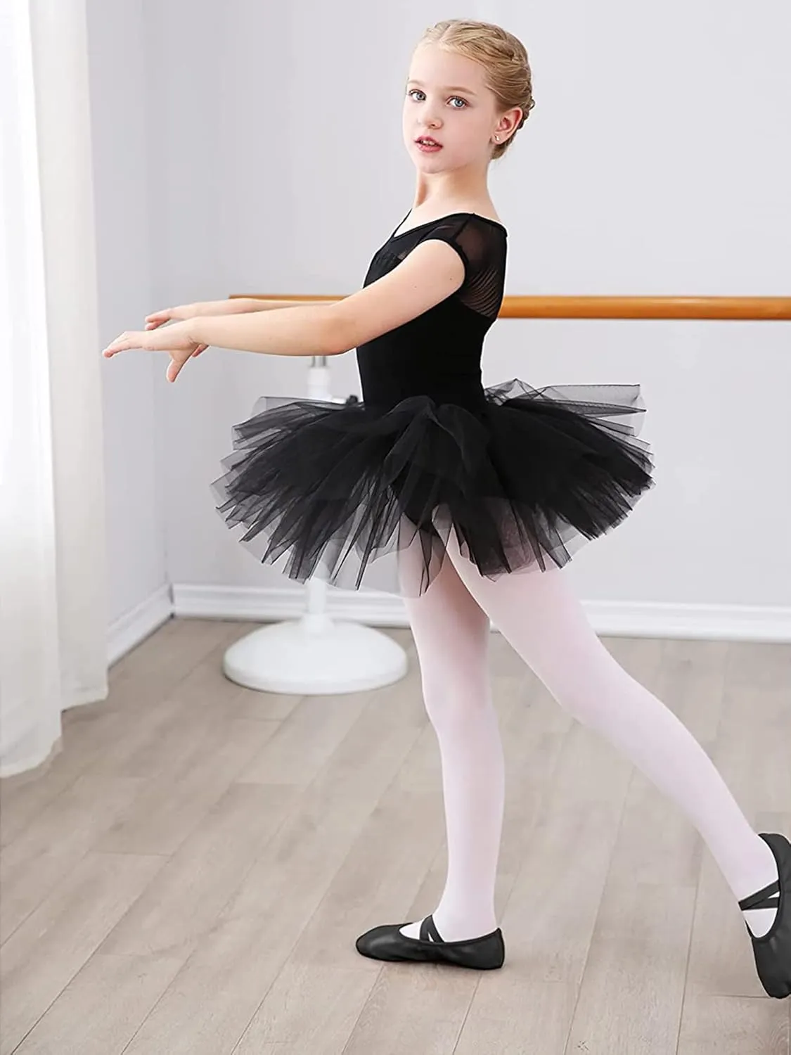 Stelle Ballet Shoes for Girls Dance Slippers Genuine Leather Ballerina Shoes for Toddler/Little Kid/Big Kid