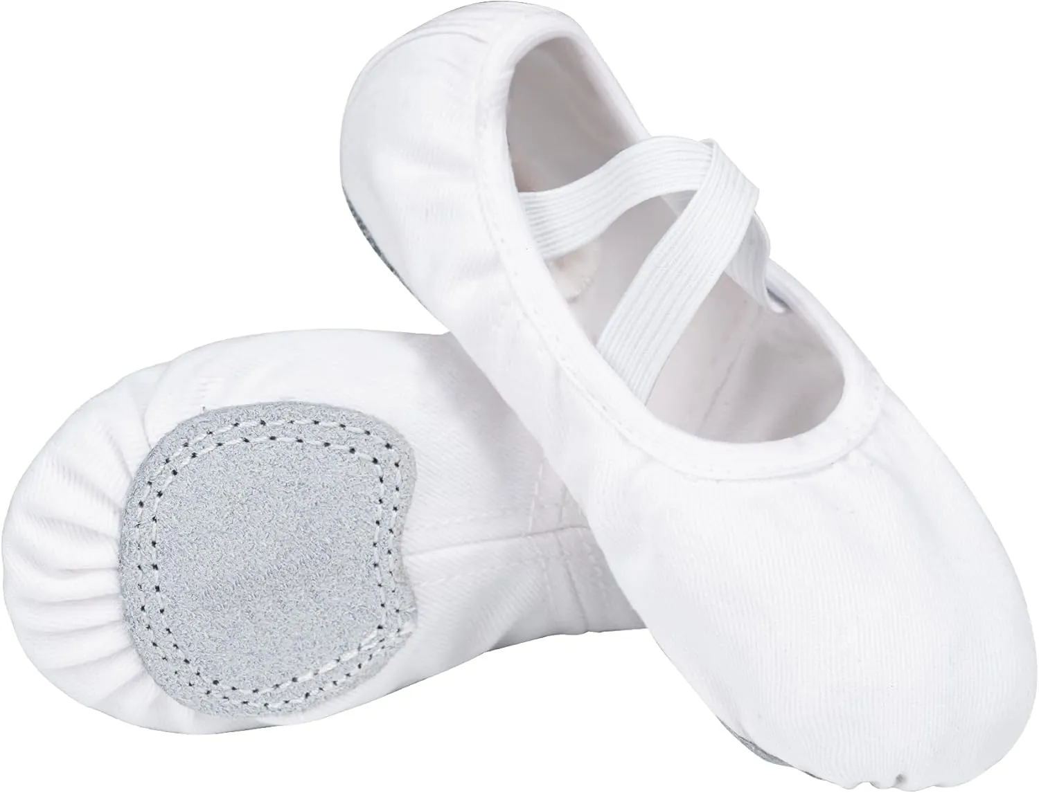Stelle Ballet Shoes Toddler Slippers Highly Elastic Canvas Girls Ballerina Dance Shoes for Toddler/Little Kid/Big Kid/Women