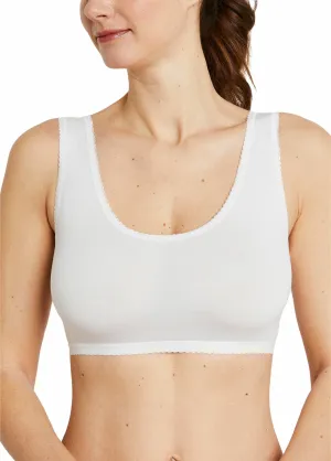Stretch cotton bralette