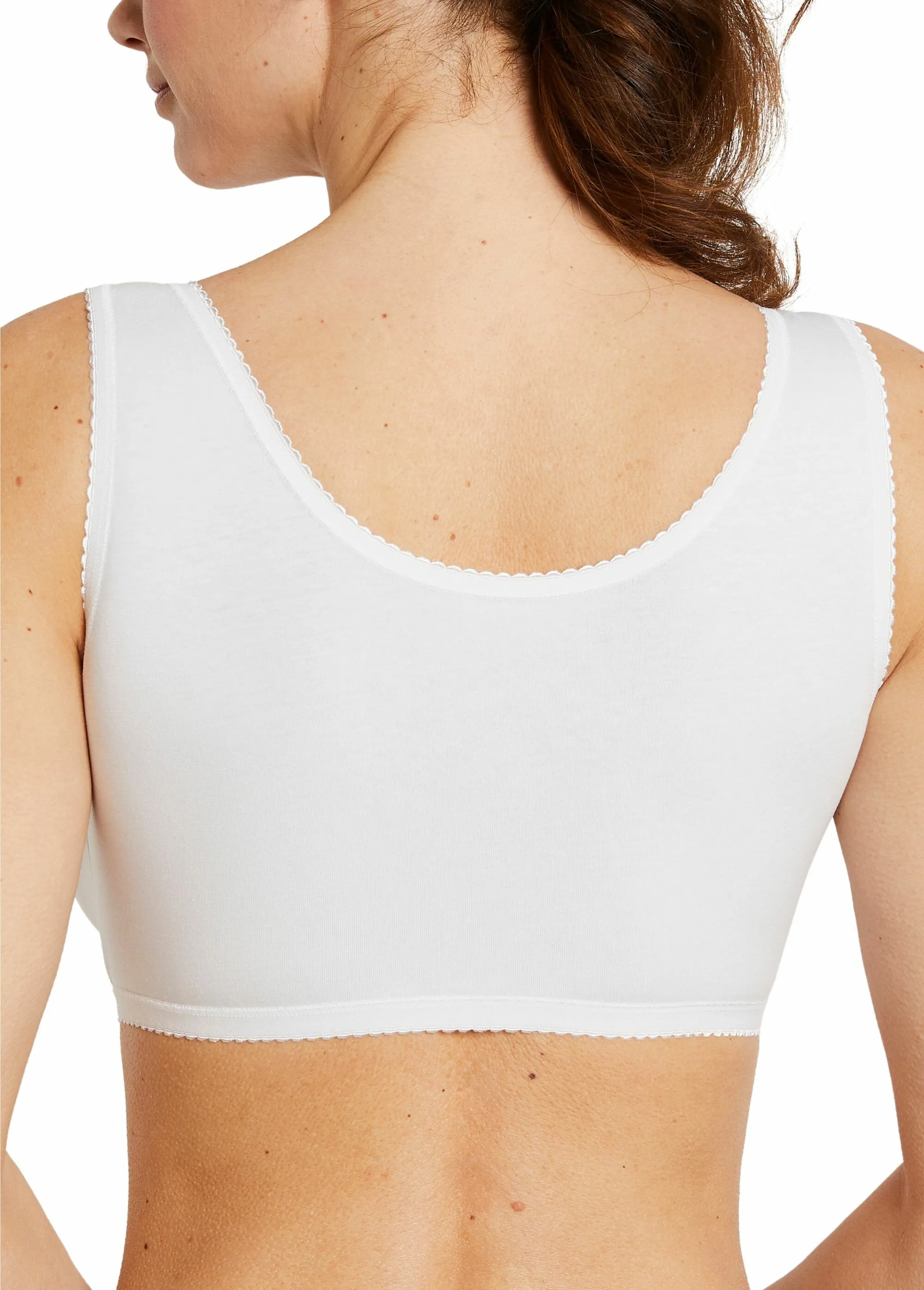 Stretch cotton bralette