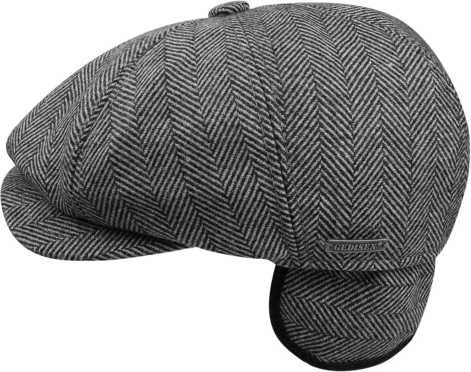 Sumolux Newsboy Cap for Men Wool Classic 8 Panel Vintage Gatsby Lvy Cabbie Hat Flat Beret Cap