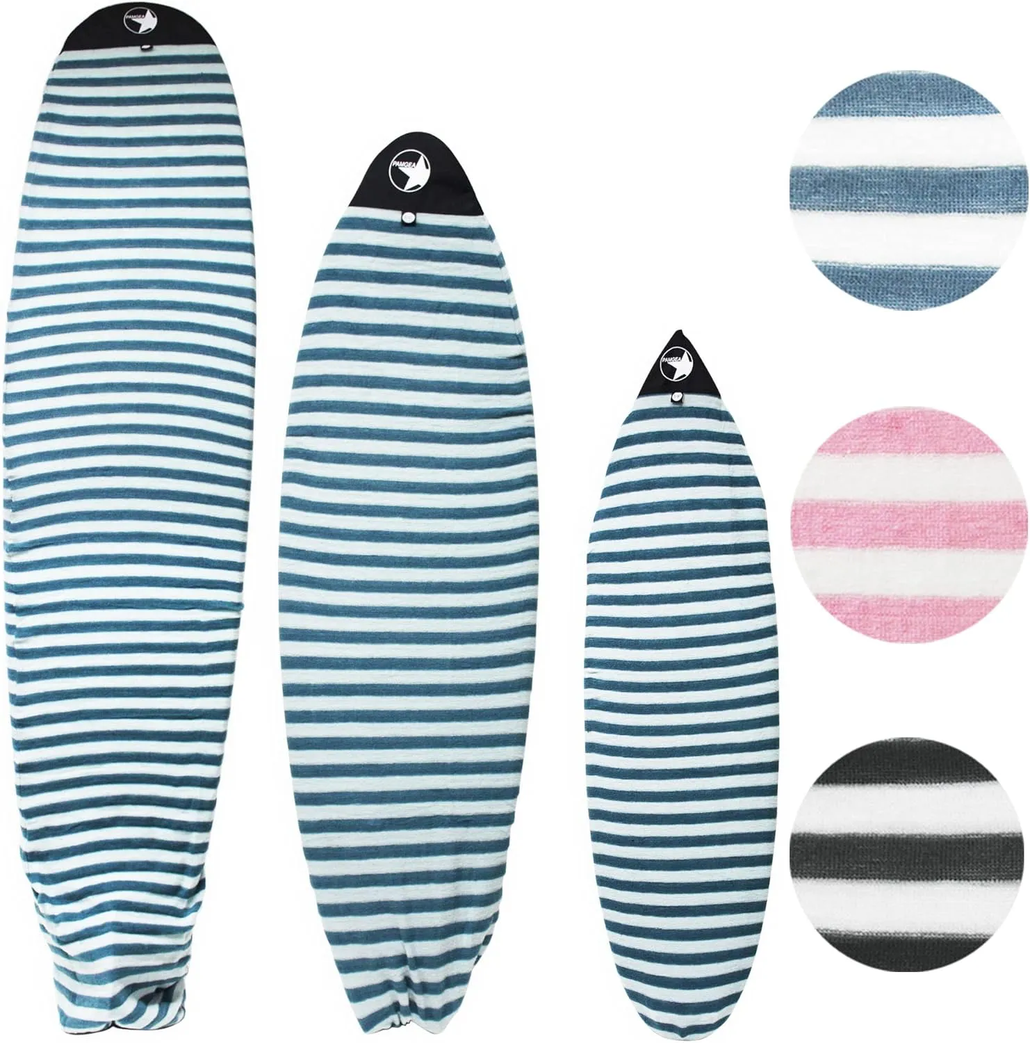 Surf Squared Surfboard Sock Cover and Paddleboard Cover - Lightweight Stretch Protective Surfboard Bag - Surfing Accessories - Shortboard, Longboard, Hybrid, Wakesurf, Standup Paddleboard SUP