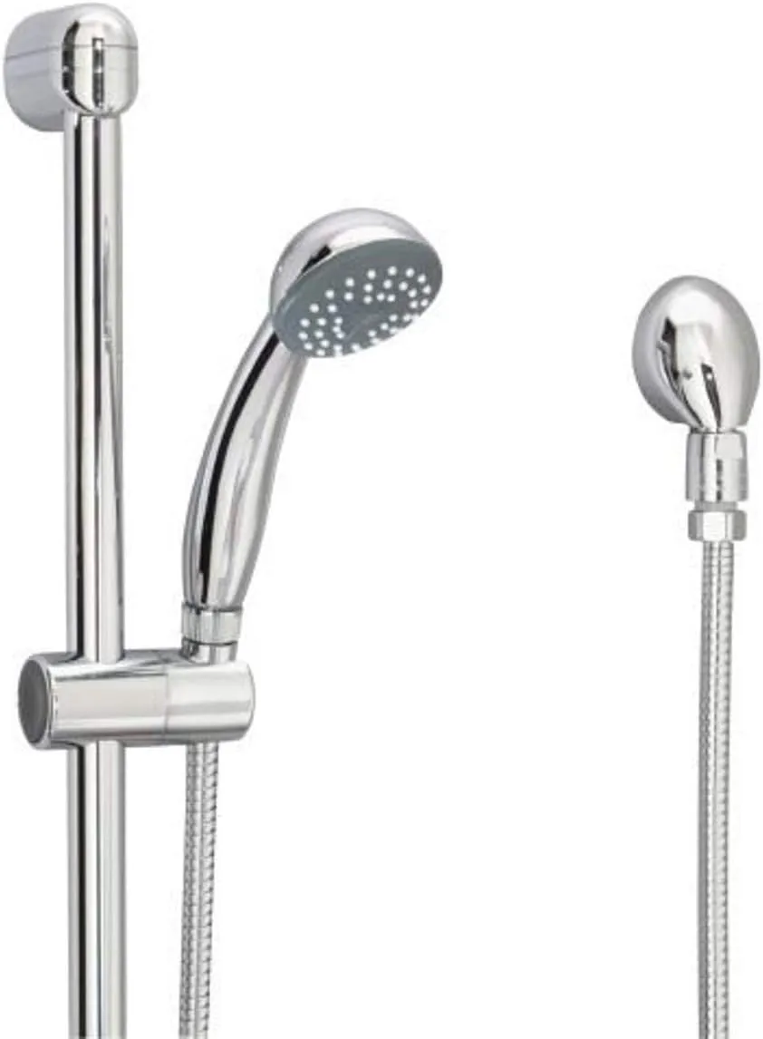 Symmons H321-V Dia 1-Spray Hand Shower with Slide Bar in Polished Chrome