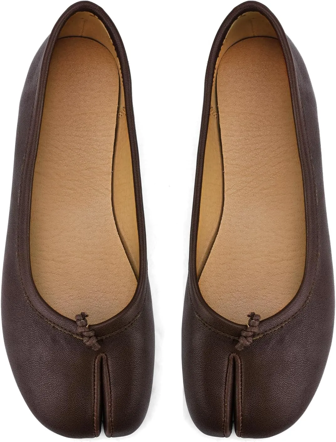 Tabi Shoes Women Split Toe Wide Width Ballet Flats Comfort Casual Work Shoes for Women Office 2025 Spring