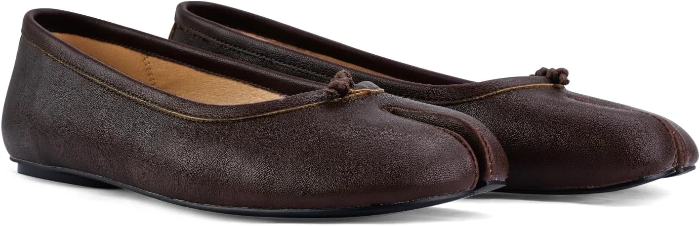 Tabi Shoes Women Split Toe Wide Width Ballet Flats Comfort Casual Work Shoes for Women Office 2025 Spring