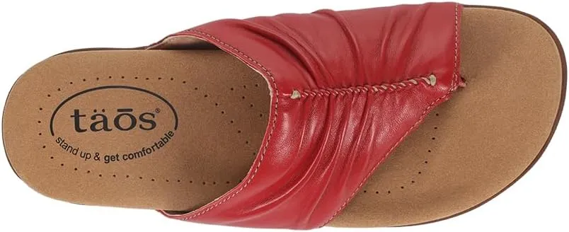 Taos Gift 2 Women's Sandal - Elevate Your Style with A Classic Open Back Toe-Post Design - Premium Comfort with Arch Support and Cooling Gel Padding for All Day Wearability